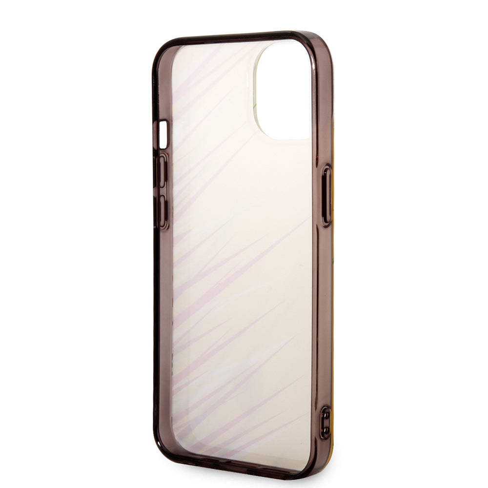 iPhone 14 Kılıf Ferrari Orijinal Lisanslı Baskı Logolu Çimen Desenli Kılıf