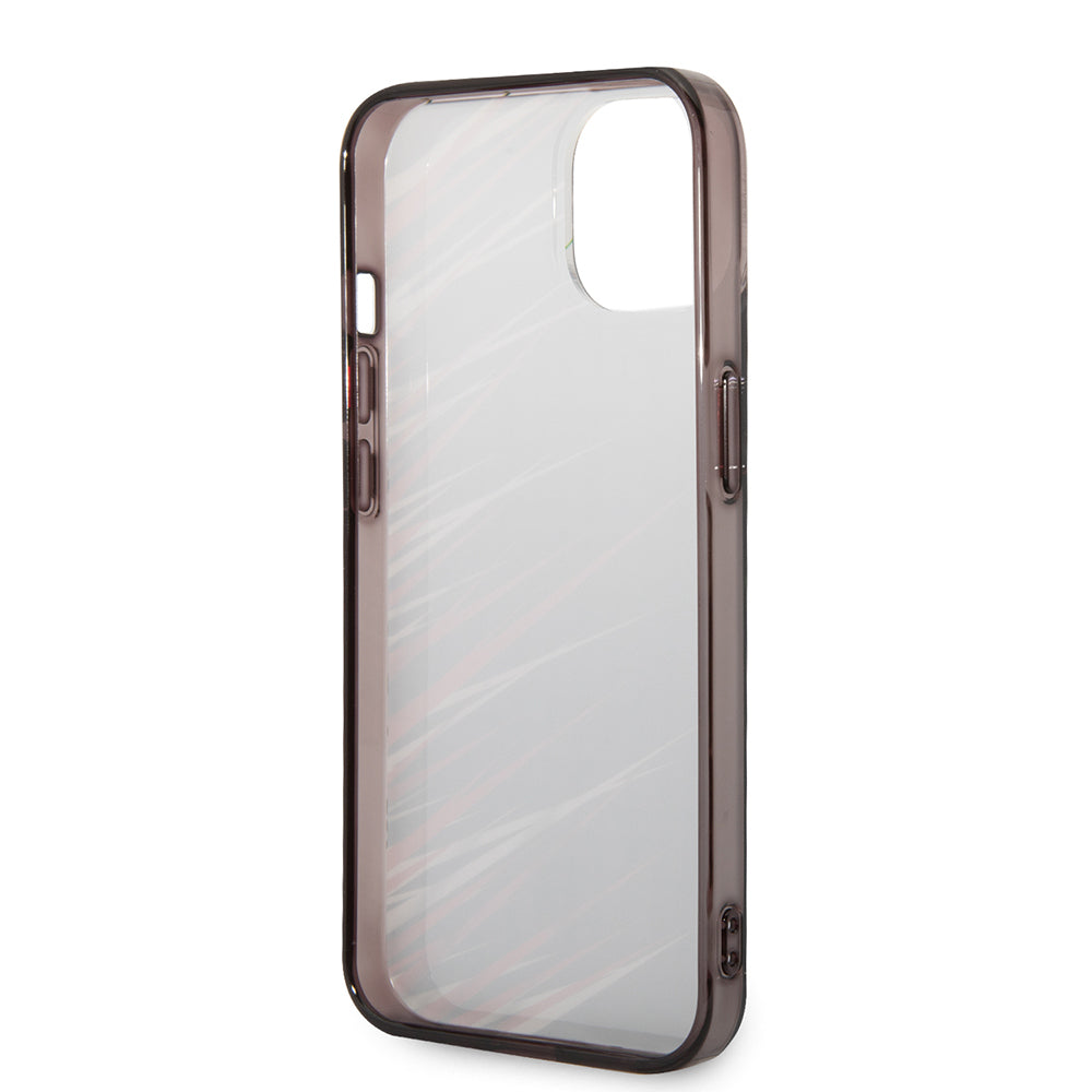 iPhone 14 Kılıf Ferrari Orijinal Lisanslı Baskı Logolu Çimen Desenli Kılıf