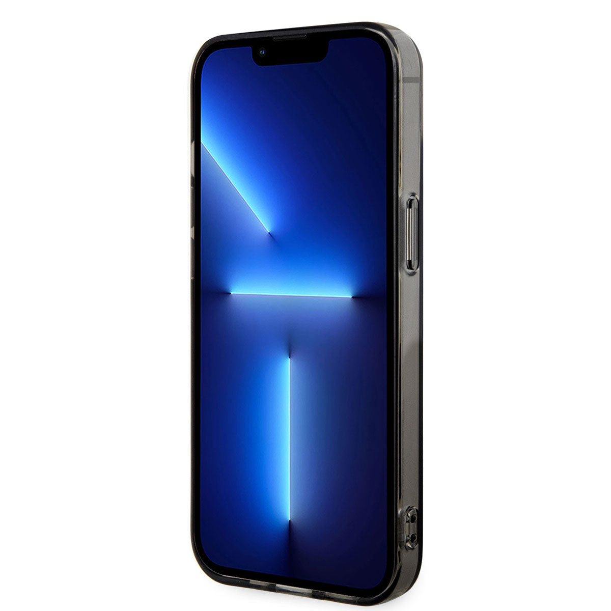 iPhone 14 Kılıf Ferrari M-safe Şarj Özellikli Yarı Transparan Dizayn Kılıf