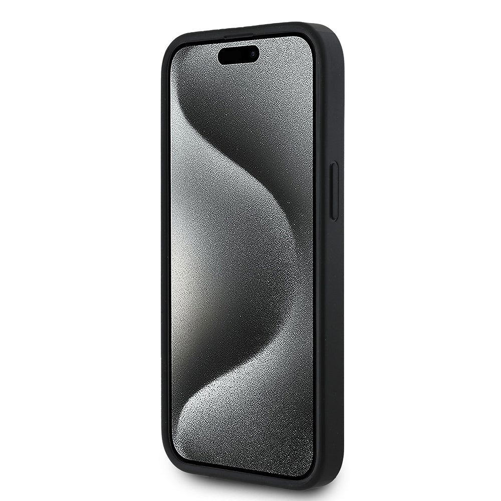 iPhone 14 Kılıf Guess Orijinal Lisanslı M-safe Şarj Özellikli Gül Baskılı 4G Desenli Yazı Logolu Kılıf