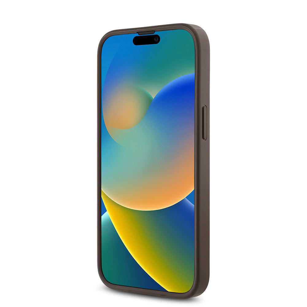 iPhone 14 Kılıf Guess Orijinal Lisanslı M-safe Şarj Özellikli Gül Baskılı 4G Desenli Yazı Logolu Kılıf