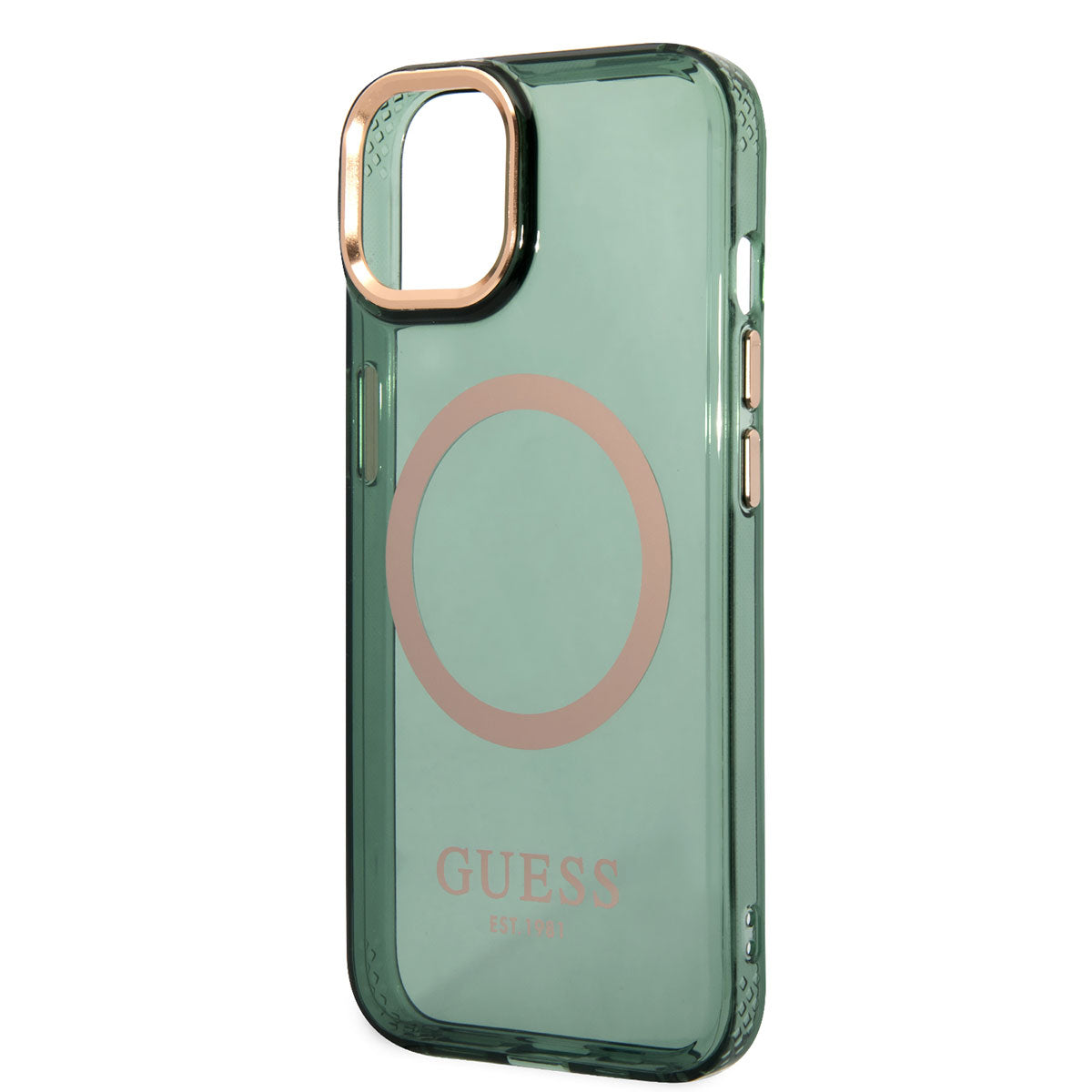 iPhone 14 Kılıf GUESS M-safe Şarj Özellikli Airbagli Dizayn Kılıf