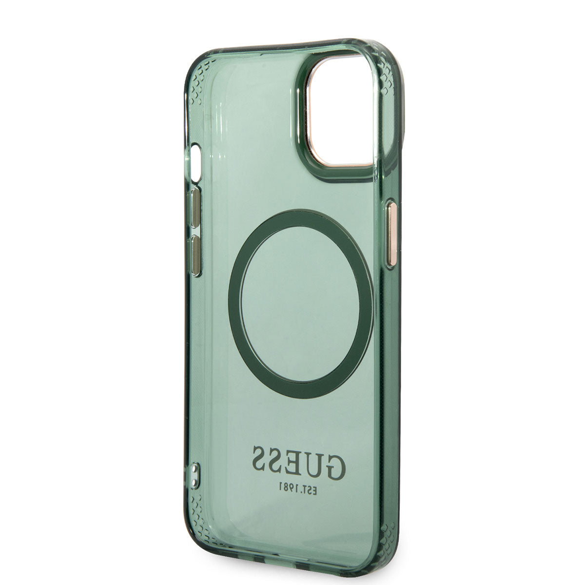 iPhone 14 Kılıf GUESS M-safe Şarj Özellikli Airbagli Dizayn Kılıf