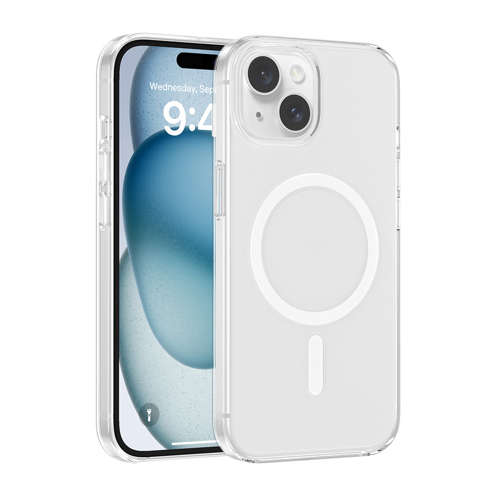 iPhone 14 Kılıf IC Çipli Zore Wireless Şarj Özellikli Şeffaf Orjin Kılıf