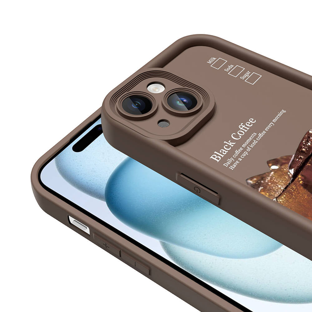 iPhone 14 Kılıf Kamera Korumalı Baskılı Arka Yüzey Zore Klas Kılıf