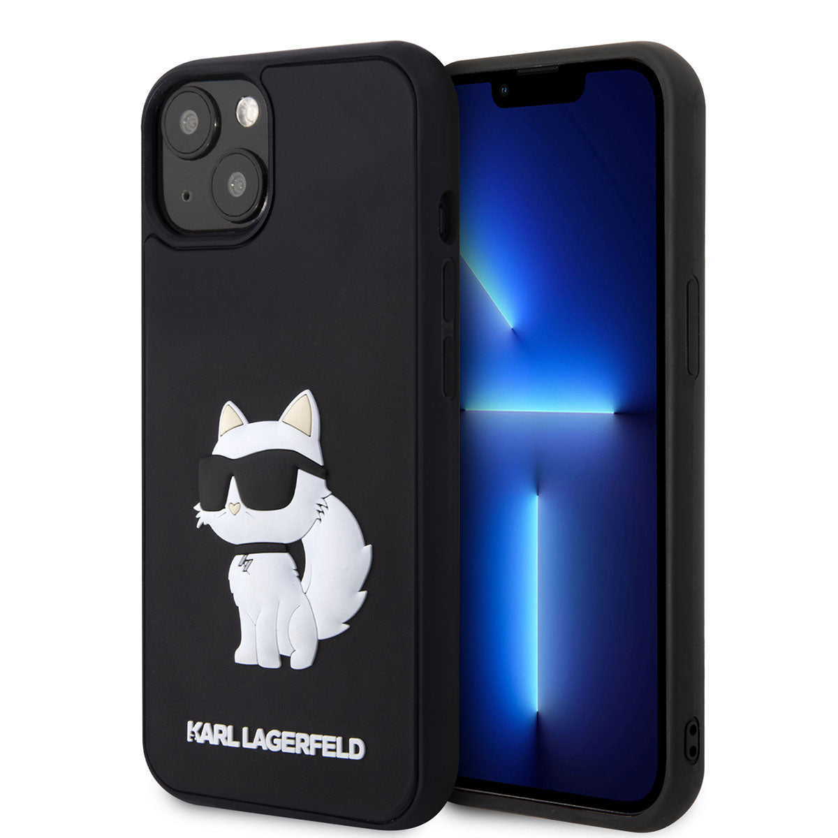 iPhone 14 Kılıf Karl Lagerfeld 3D Rubber Choupette Dizayn Kılıf