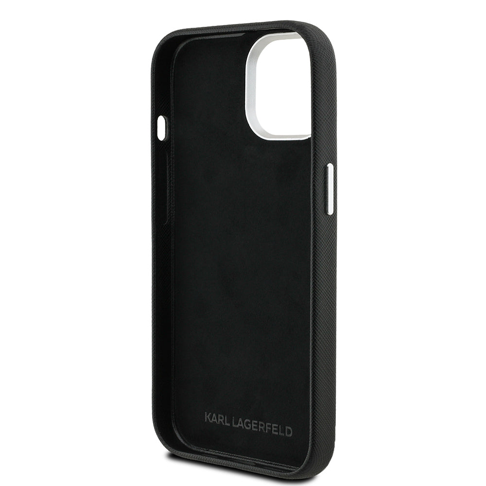 iPhone 14 Kılıf Karl Lagerfeld Orijinal Lisanslı K&C Heads Pin Kılıf