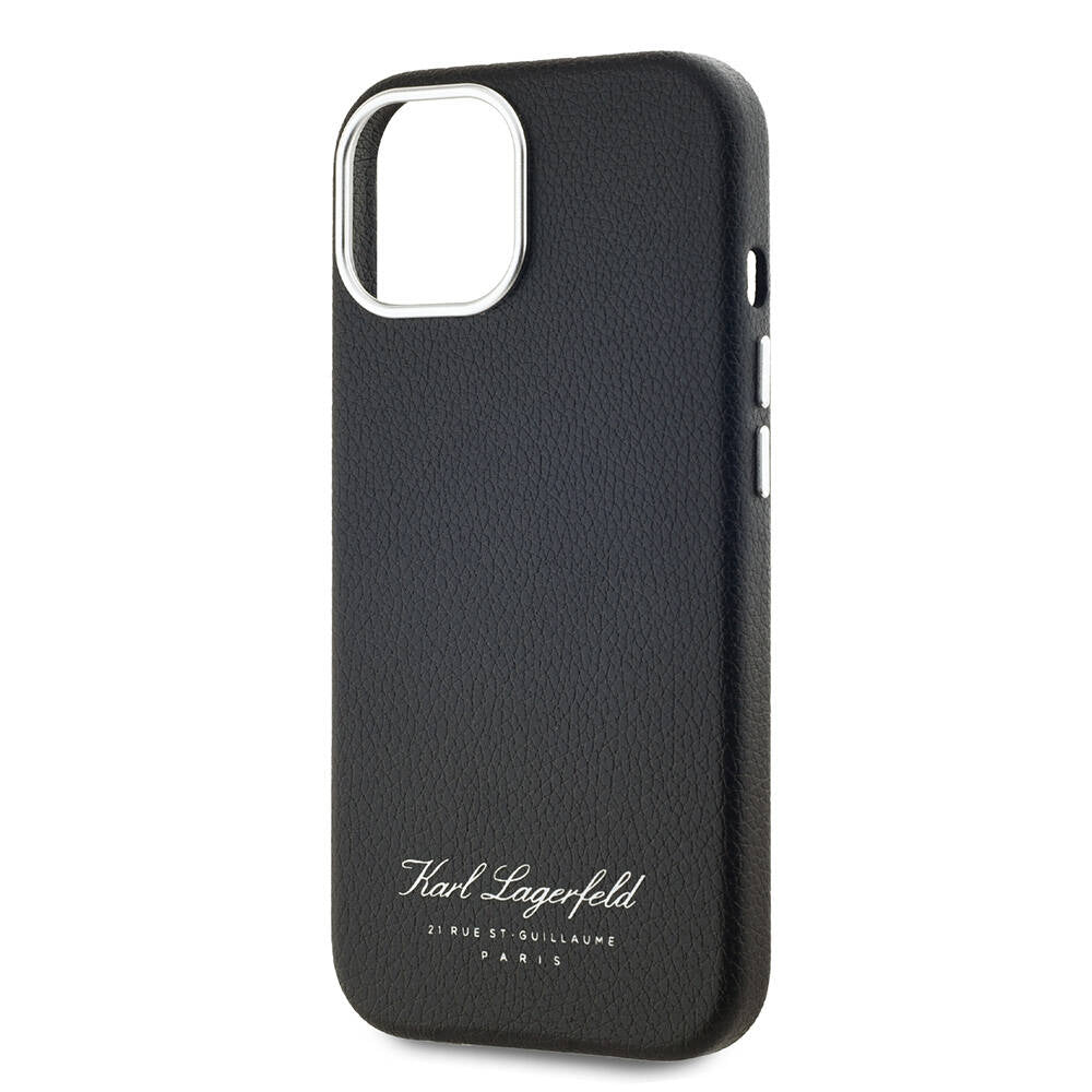 iPhone 14 Kılıf Karl Lagerfeld Orijinal Lisanslı KL Yazılı Hotel Kılıf
