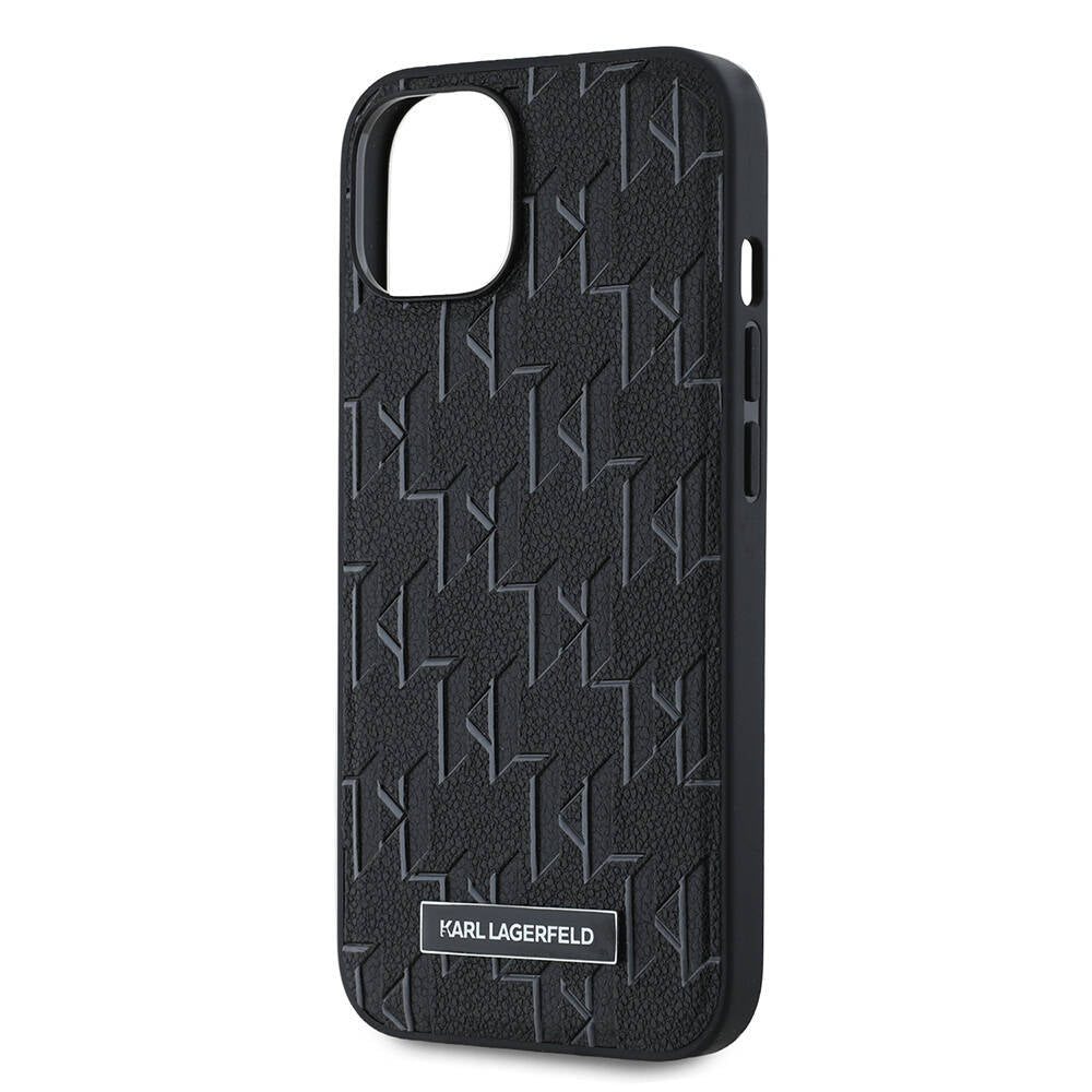 iPhone 14 Kılıf Karl Lagerfeld Orijinal Lisanslı M-safe Şarj Özellikli KL Yazılı Hot Stamp Kılıf