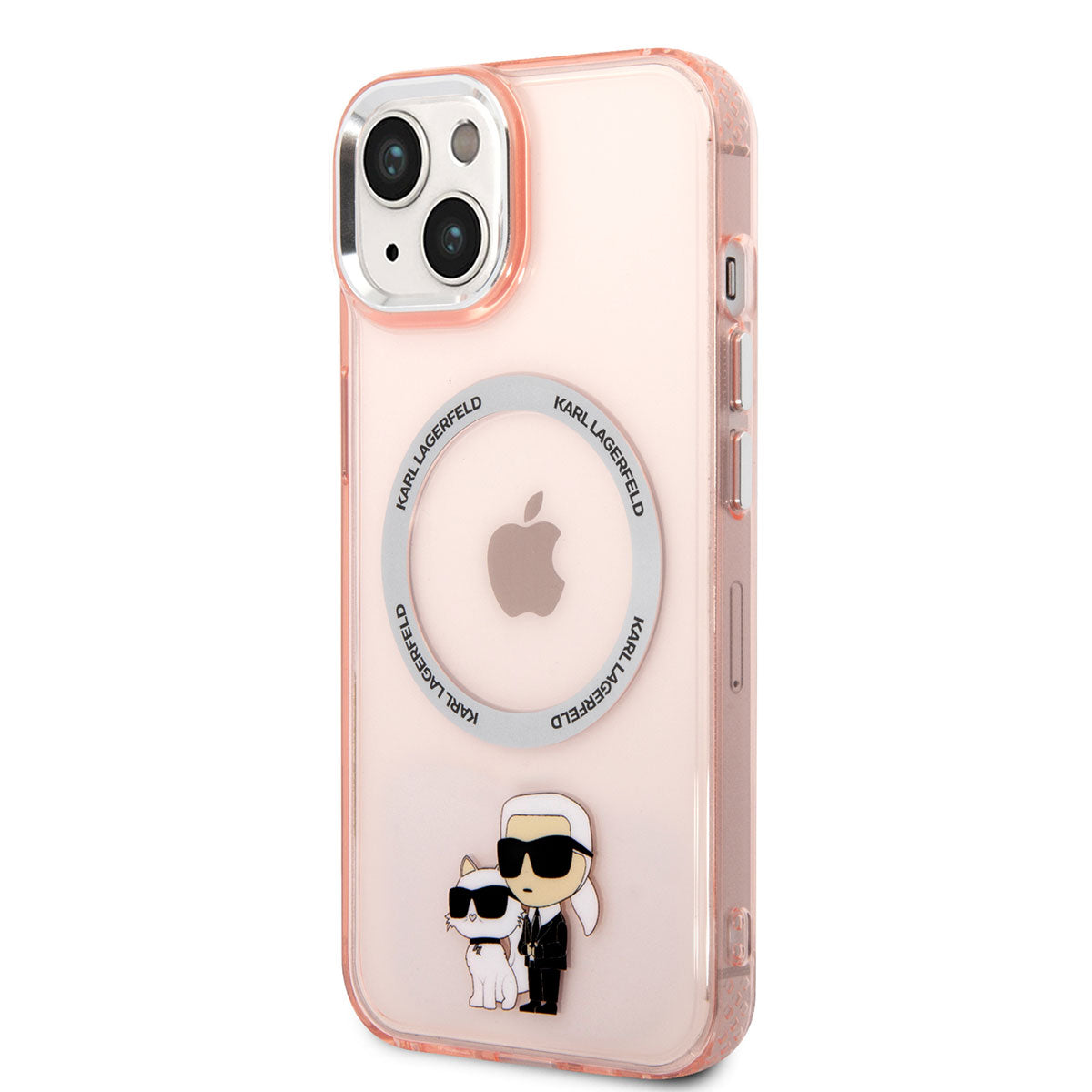 iPhone 14 Kılıf Karl Lagerfeld M-safe Şarj Özellikli K&C Dizayn Kılıf