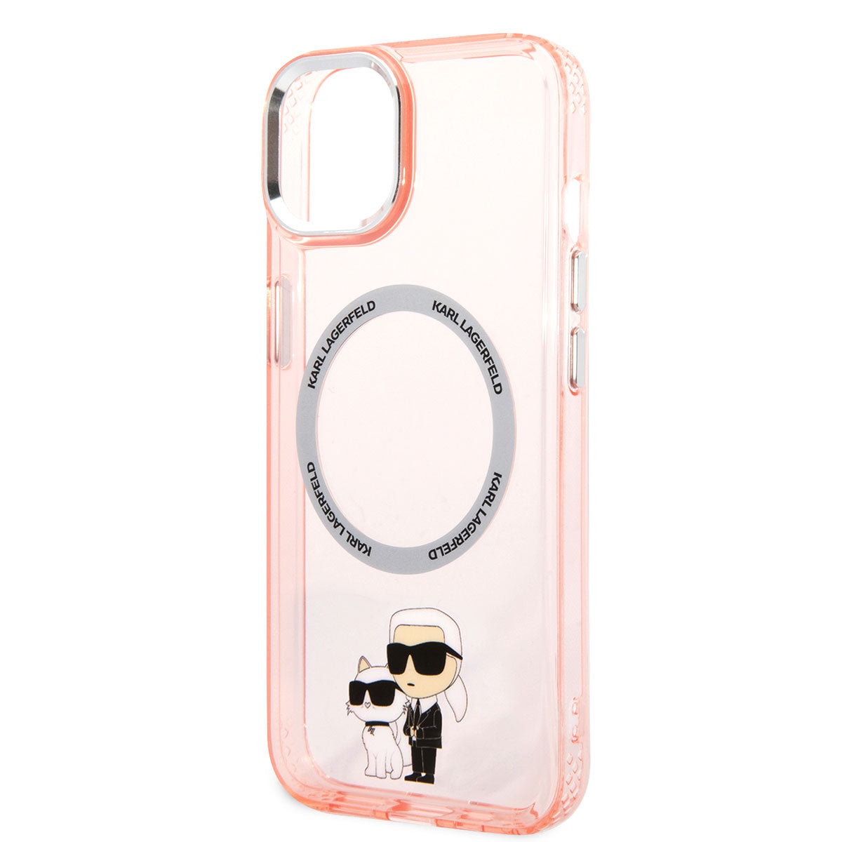 iPhone 14 Kılıf Karl Lagerfeld M-safe Şarj Özellikli K&C Dizayn Kılıf