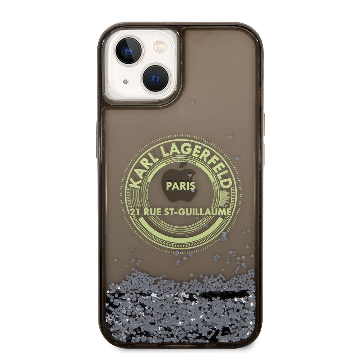 iPhone 14 Kılıf Karl Lagerfeld Sıvılı Simli RSG Dizayn Kılıf