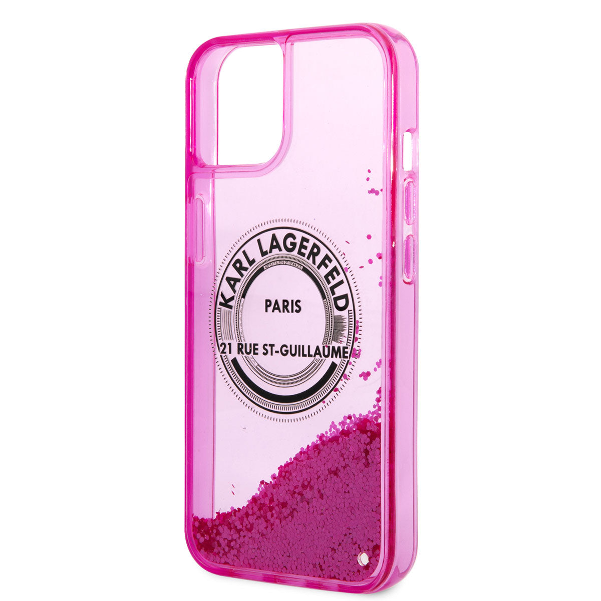 iPhone 14 Kılıf Karl Lagerfeld Sıvılı Simli RSG Dizayn Kılıf
