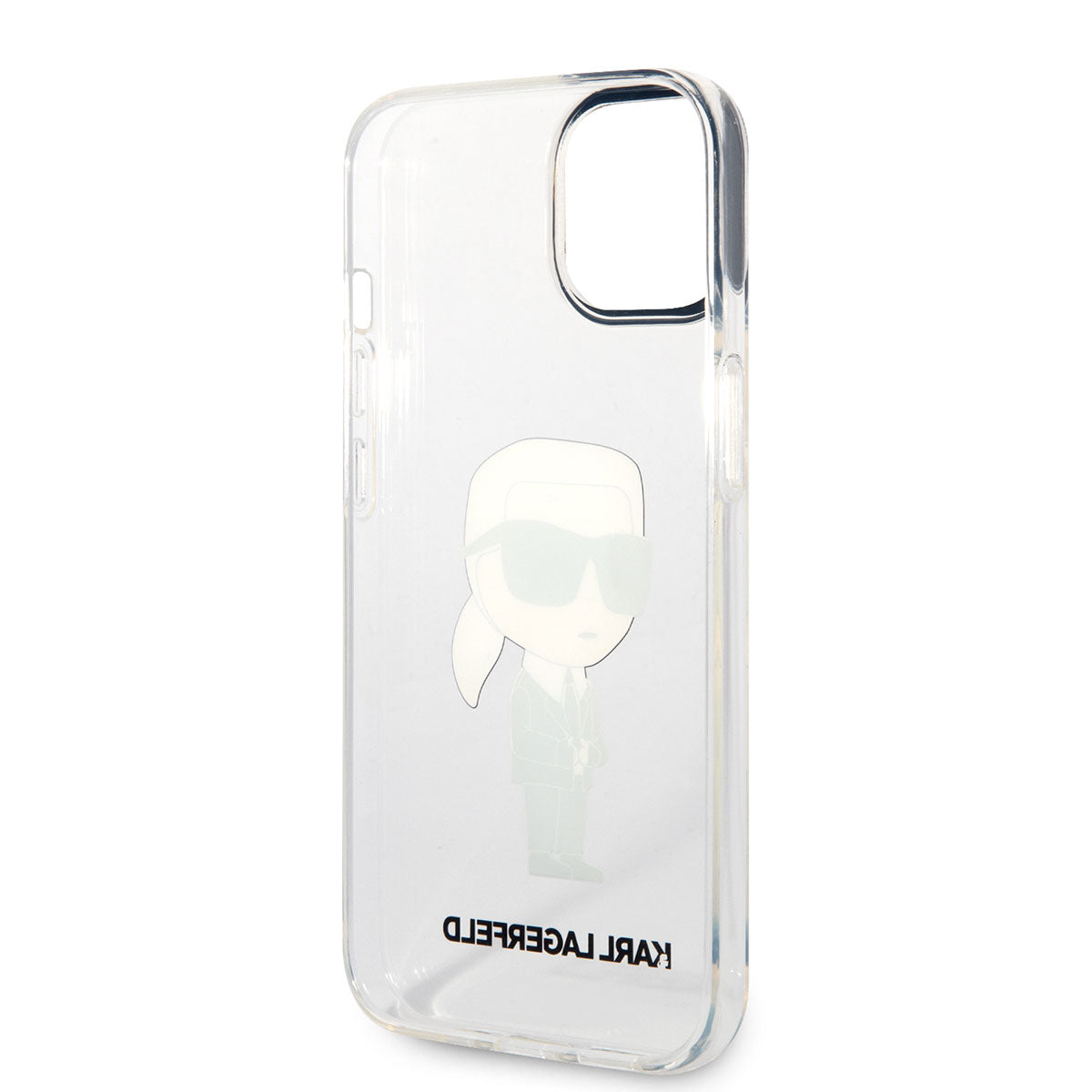 iPhone 14 Kılıf Karl Lagerfeld Transparan İkonik Karl Dizayn Kılıf