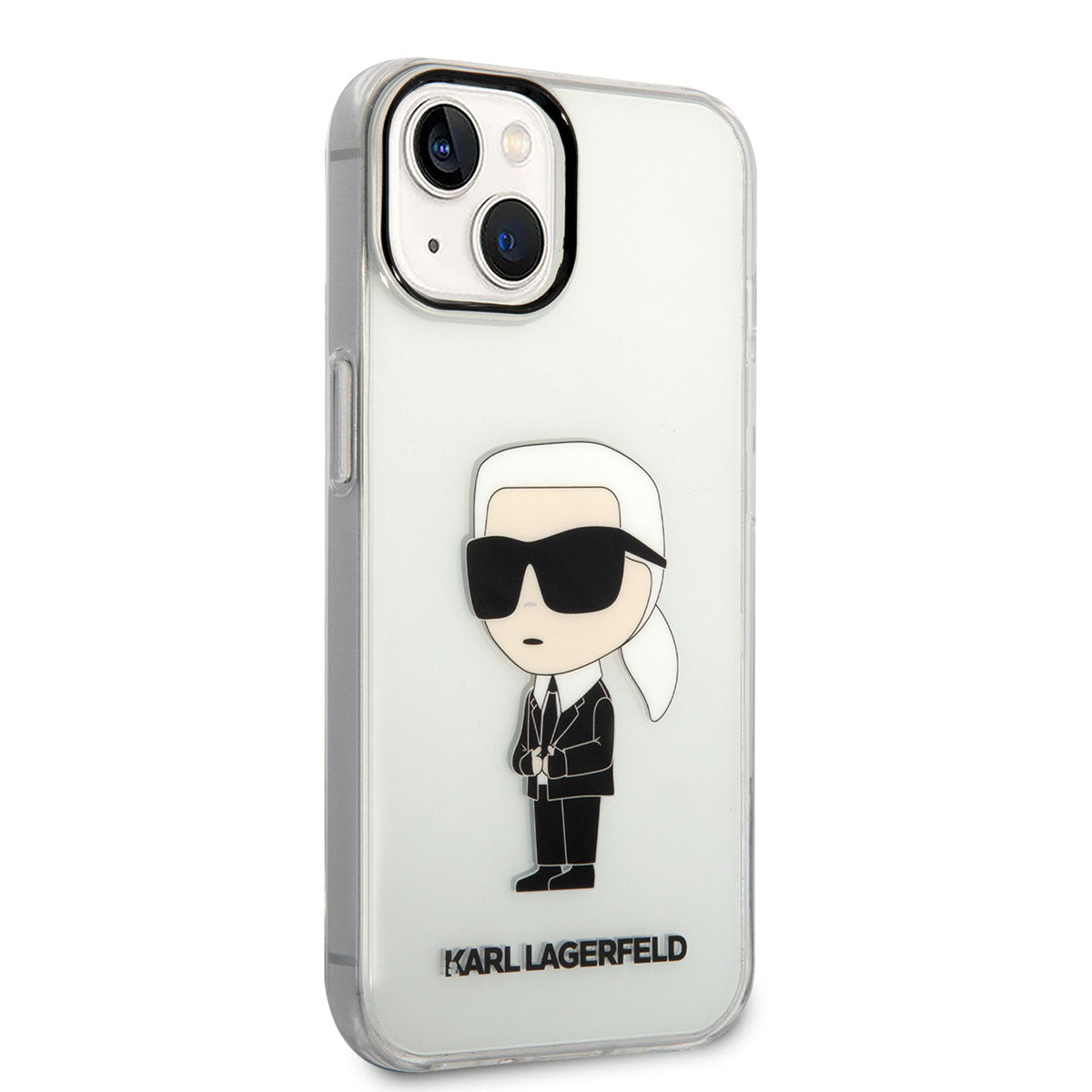 iPhone 14 Kılıf Karl Lagerfeld Transparan İkonik Karl Dizayn Kılıf