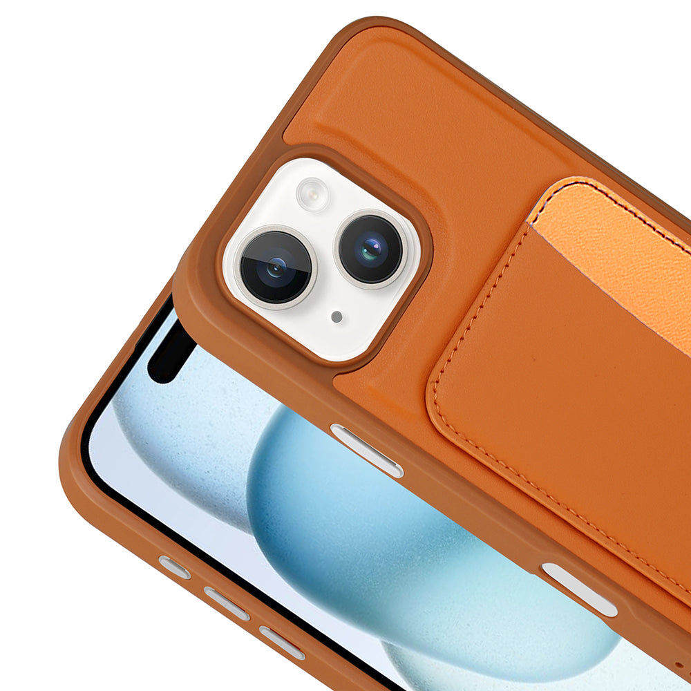 iPhone 14 Kılıf Kartlıklı Zore X-Kart Silikon Kılıf