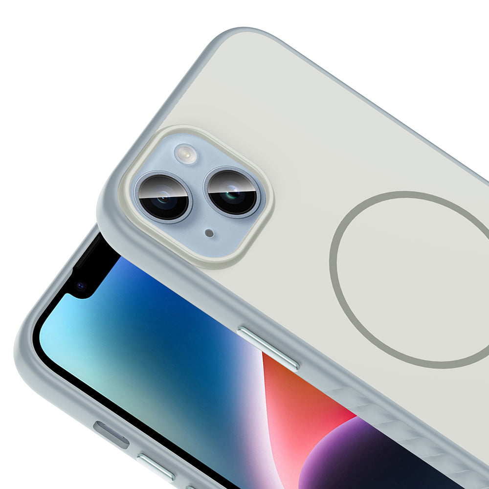 iPhone 14 Kılıf M-safe Şarj Özellikli Zore Tea Kılıf