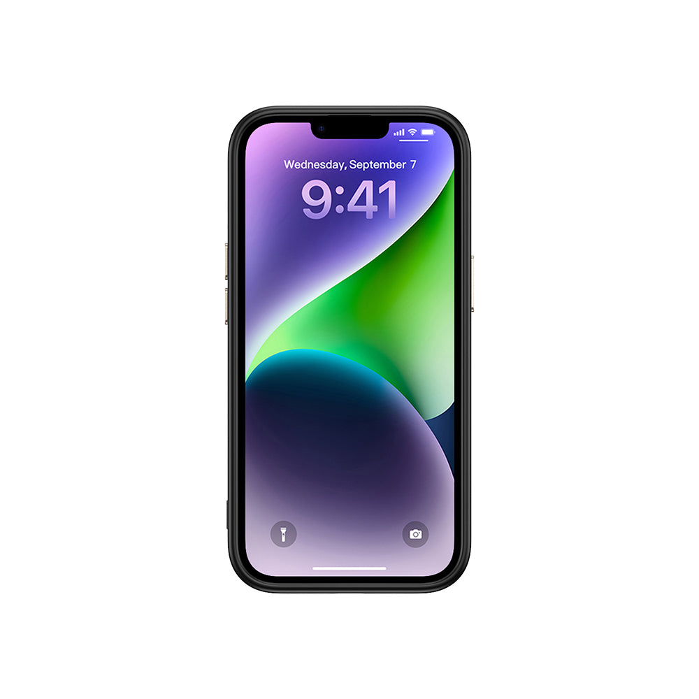 iPhone 14 Kılıf M-safe Şarj Özellikli Karbon Fiber Görünümlü Zore Antina Kılıf