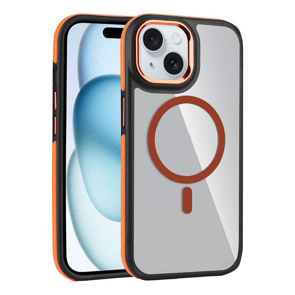 iPhone 14 Kılıf M-safe Şarj Özellikli Mat Görünümlü Zore Solo Kılıf