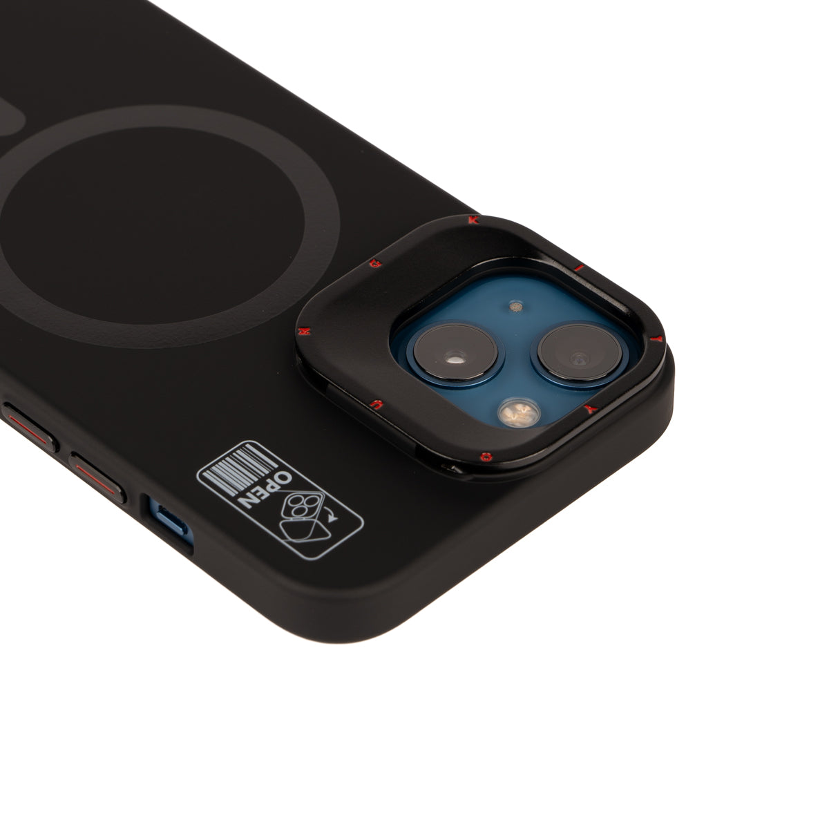 iPhone 14 Kılıf M-safe Şarj Özellikli Standlı YoungKit Hermit Bracket Serisi Kılıf