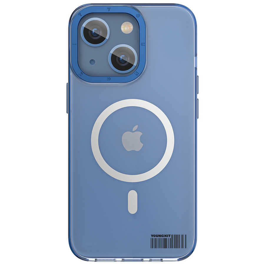 iPhone 14 Kılıf M-safe Şarj Özellikli Youngkit Coloured Glaze Serisi Kılıf