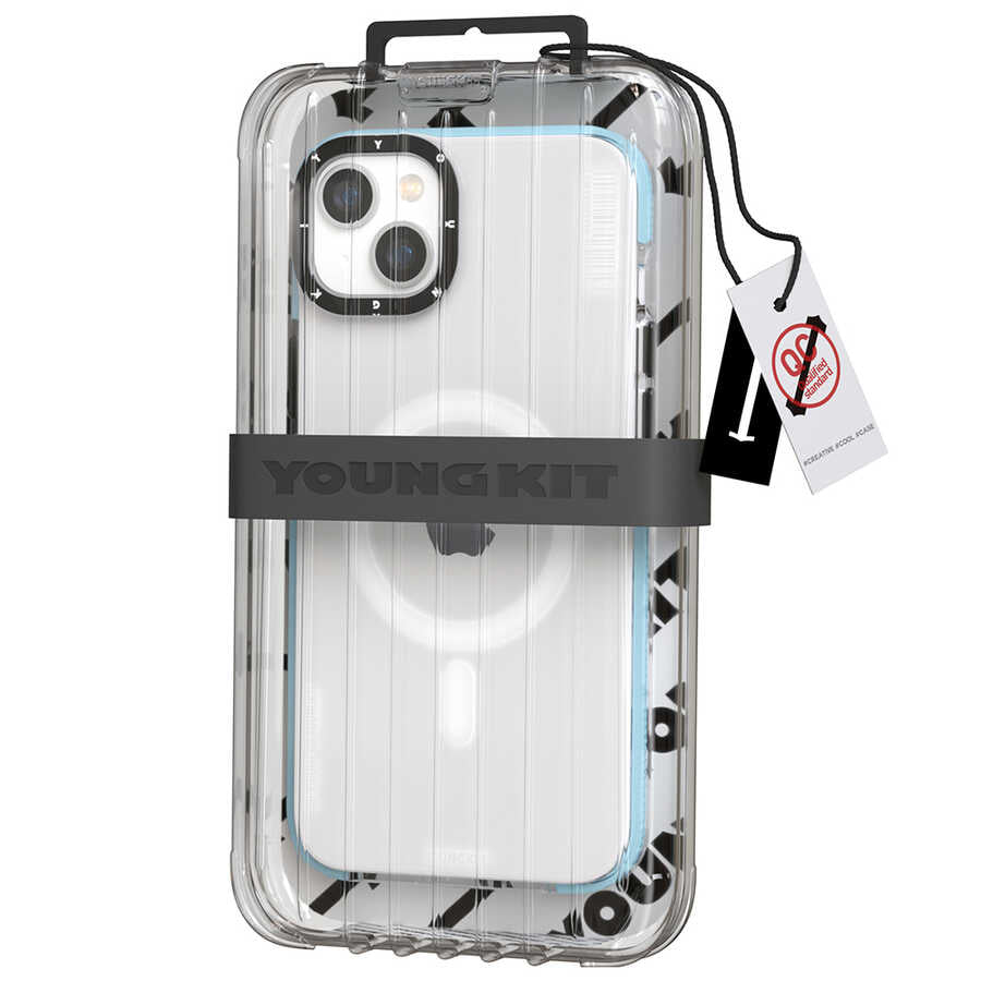 iPhone 14 Kılıf M-safe Şarj Özellikli YoungKit Exquisite Serisi Kılıf