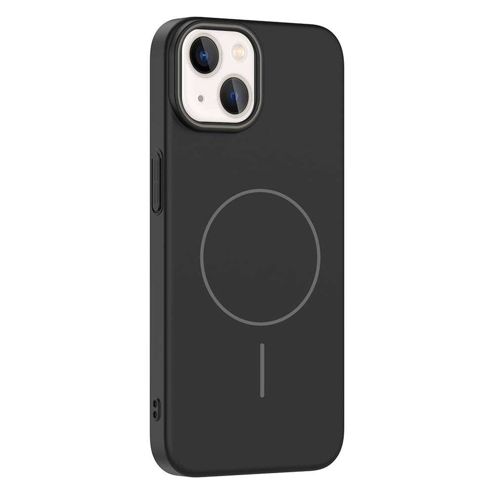 iPhone 14 Kılıf M-safe Şarj Özellikli Zore Ruby Sert Kılıf
