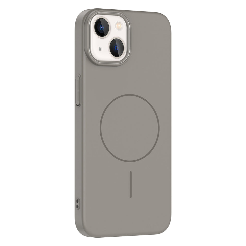 iPhone 14 Kılıf M-safe Şarj Özellikli Zore Ruby Sert Kılıf