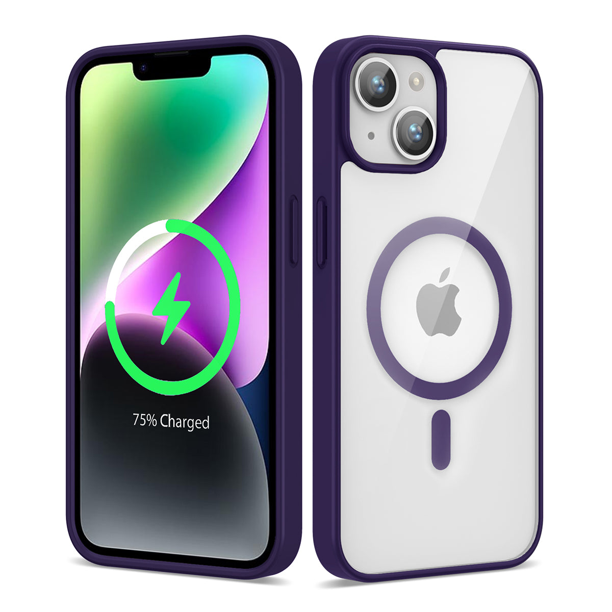 iPhone 14 Kılıf M-safe Wireless Şarj Özellikli Silikon Zore Ege Kılıf