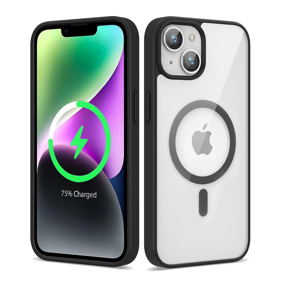iPhone 14 Kılıf M-safe Wireless Şarj Özellikli Silikon Zore Ege Kılıf