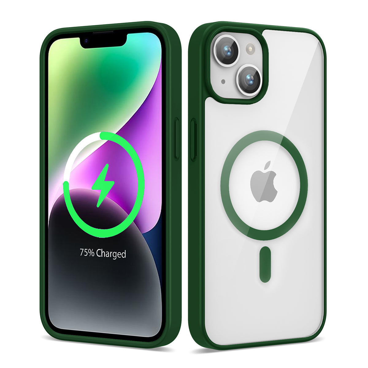 iPhone 14 Kılıf M-safe Wireless Şarj Özellikli Silikon Zore Ege Kılıf