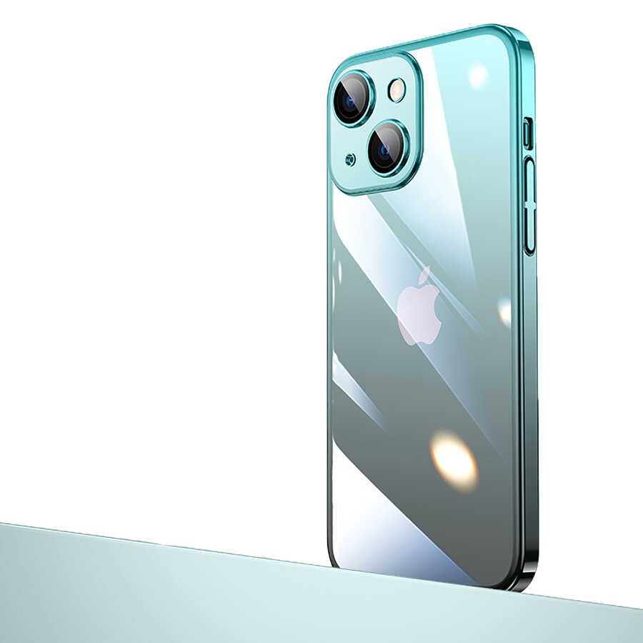 iPhone 14 Kılıf Parlak Renk Geçişli Kamera Korumalı Zore Senkron Kılıf
