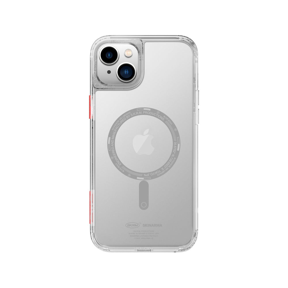 iPhone 14 Kılıf SkinArma Şeffaf Airbag Tasarımlı M-safe Şarj Özellikli Saido Kılıf