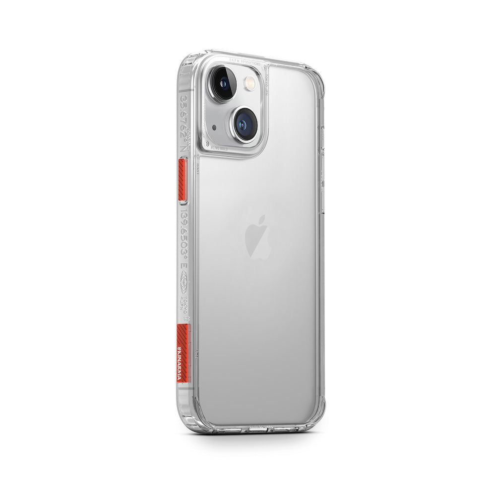 iPhone 14 Kılıf SkinArma Şeffaf Airbag Tasarımlı Saido Kılıf