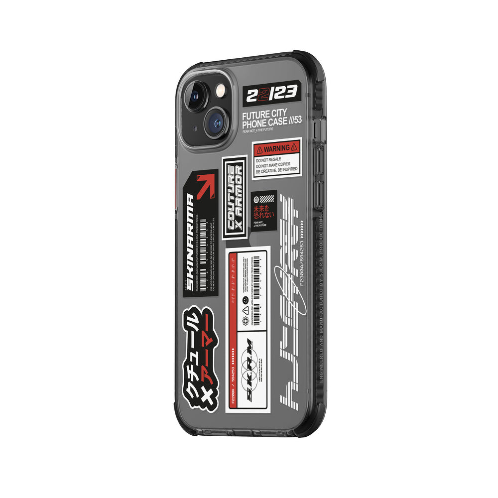 iPhone 14 Kılıf SkinArma Şeffaf Desenli Airbag Tasarımlı Taito Kılıf