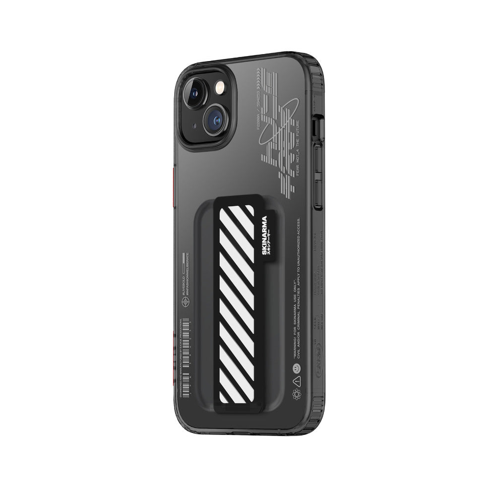 iPhone 14 Kılıf SkinArma Şeffaf Desenli Kaze Kılıf