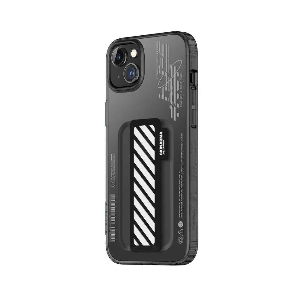 iPhone 14 Kılıf SkinArma Şeffaf Desenli Kaze Kılıf