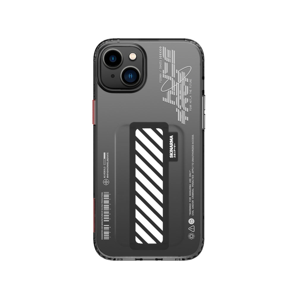 iPhone 14 Kılıf SkinArma Şeffaf Desenli Kaze Kılıf
