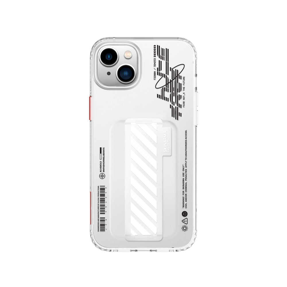 iPhone 14 Kılıf SkinArma Şeffaf Desenli Kaze Kılıf