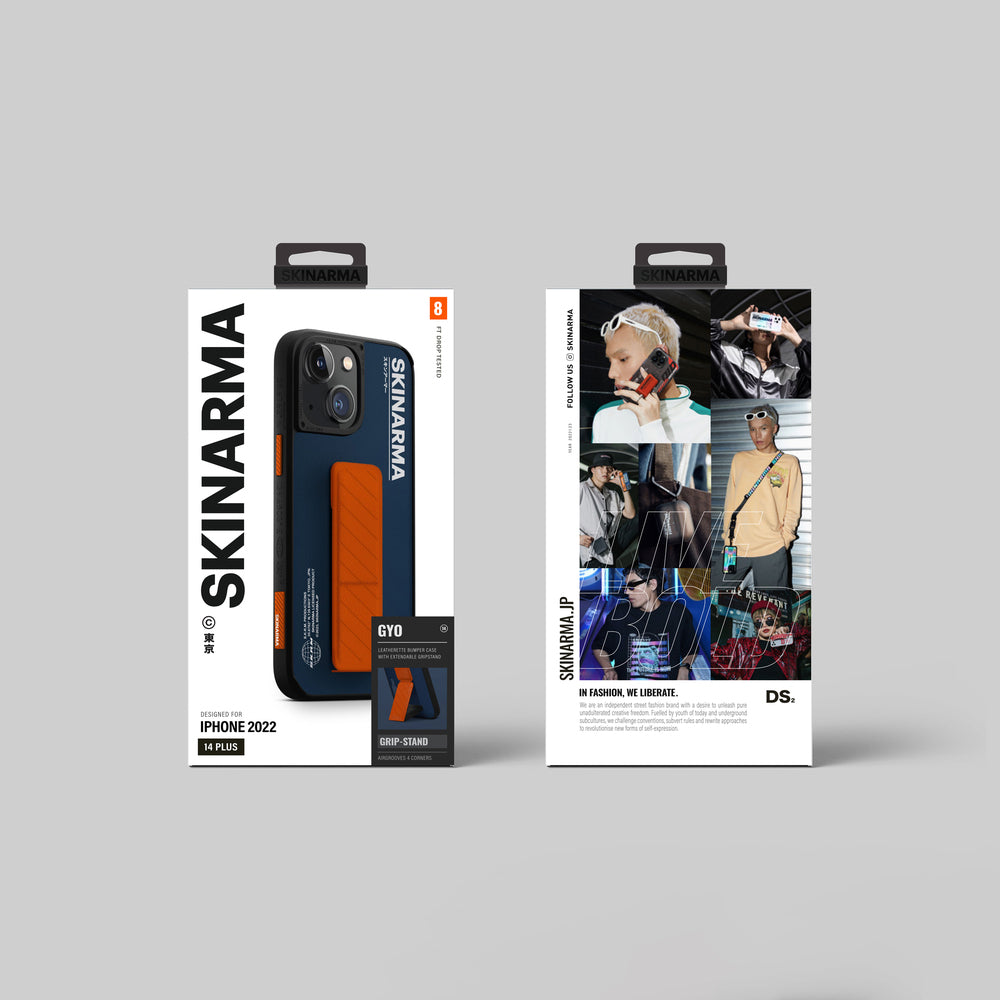 iPhone 14 Kılıf SkinArma Standlı Deri Görünümlü Gyo Kılıf