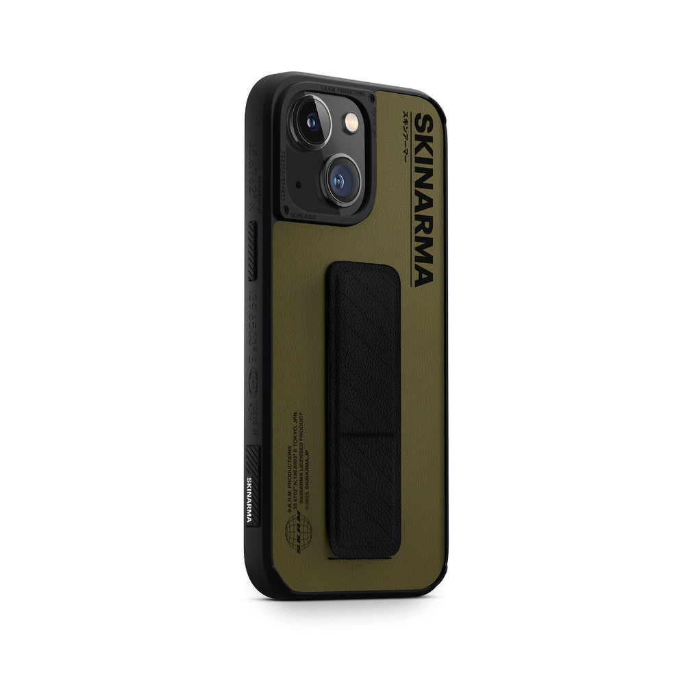 iPhone 14 Kılıf SkinArma Standlı Deri Görünümlü Gyo Kılıf