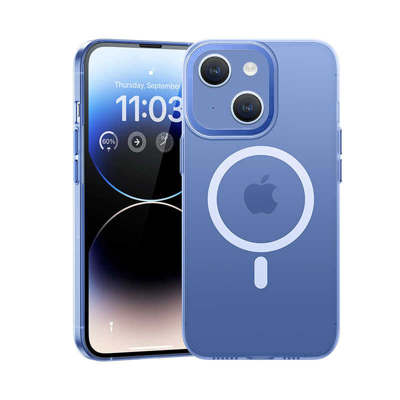iPhone 14 Kılıf Wireless Şarj Destekli Benks Magnetik Haze Kılıf