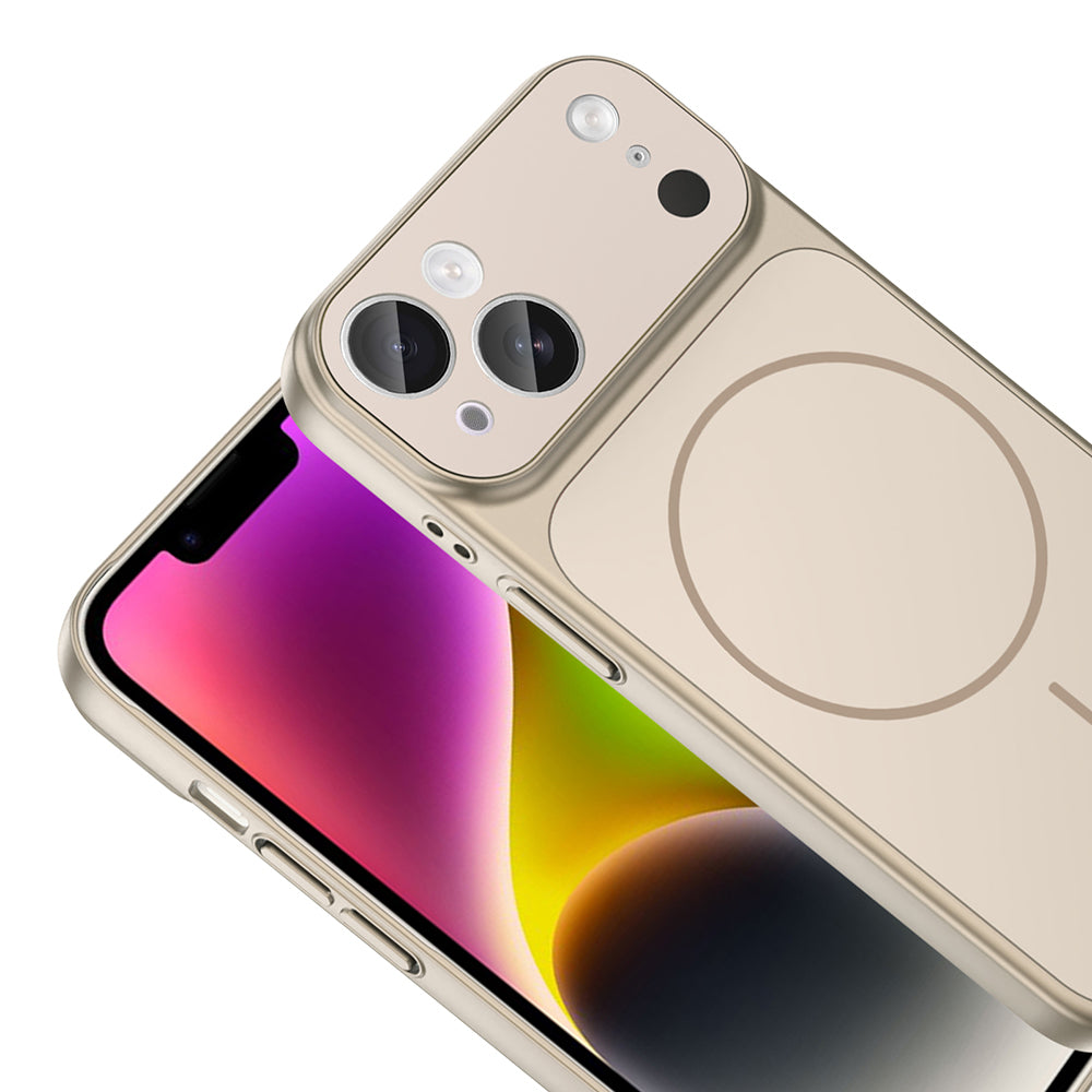 iPhone 14 Kılıf Zore M-Safe Şarj Özellikli Kamera Korumalı Formen Kılıf