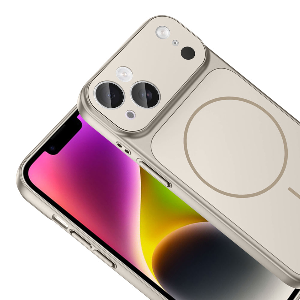 iPhone 14 Kılıf Zore M-Safe Şarj Özellikli Kamera Korumalı Formen Kılıf