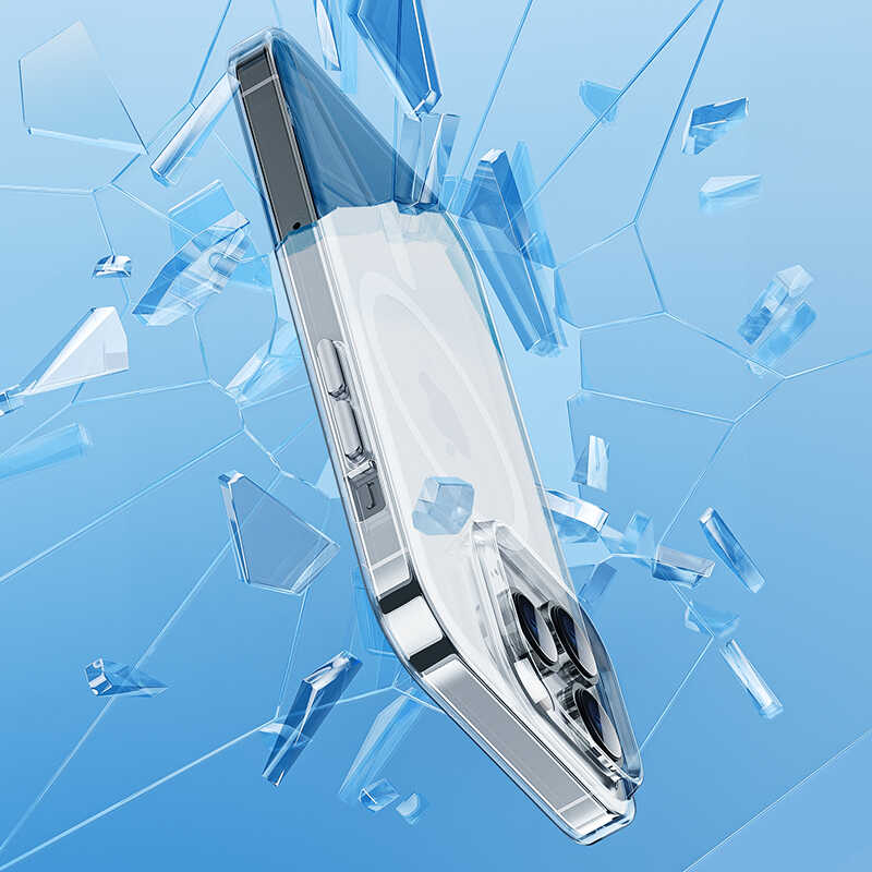 iPhone 14 Plus Kılıf Benks Crystal Series Clear Kılıf Ekran Koruyucu Hediyeli