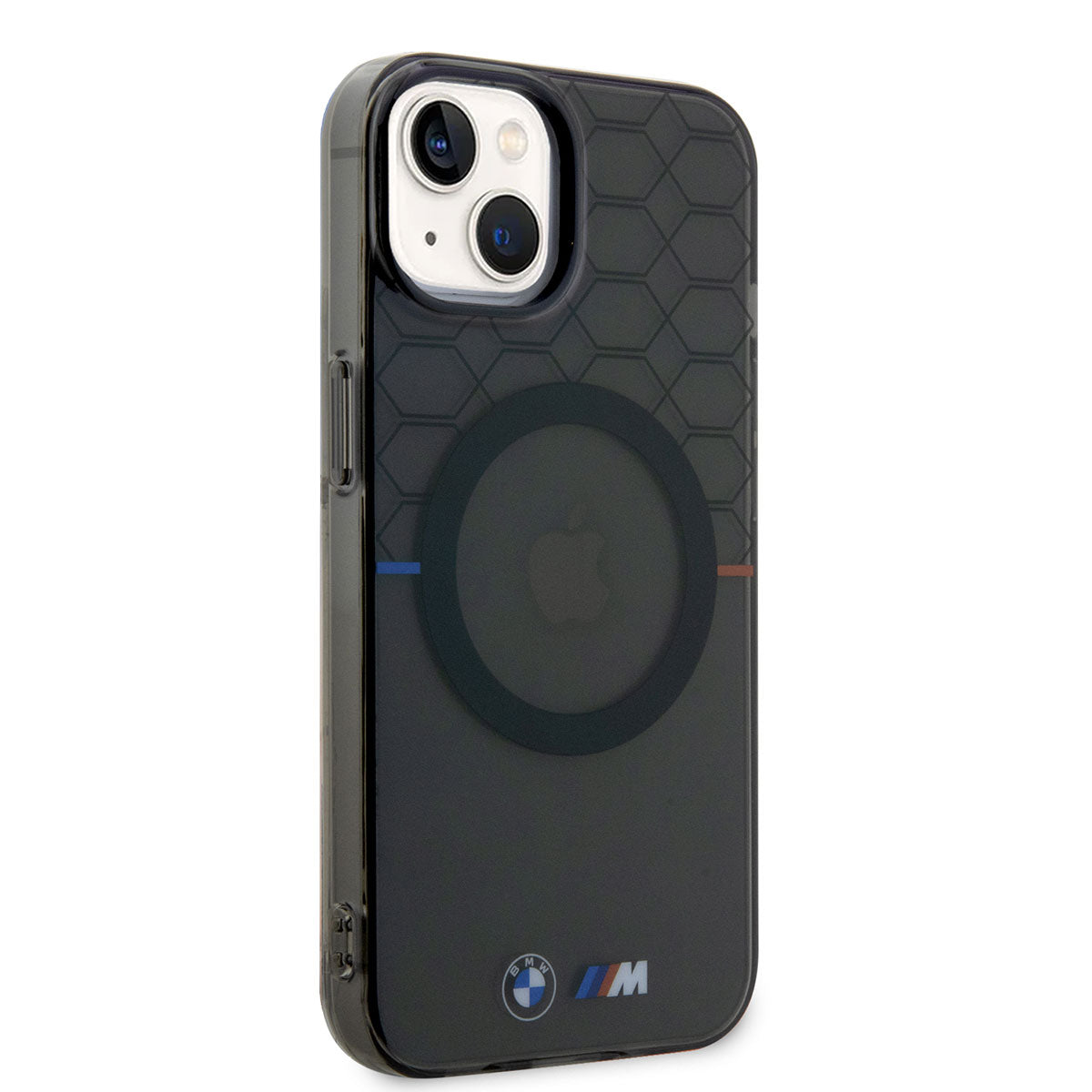 iPhone 14 Plus Kılıf BMW M-safe Şarj Özellikli Transparan M Dizayn Kılıf