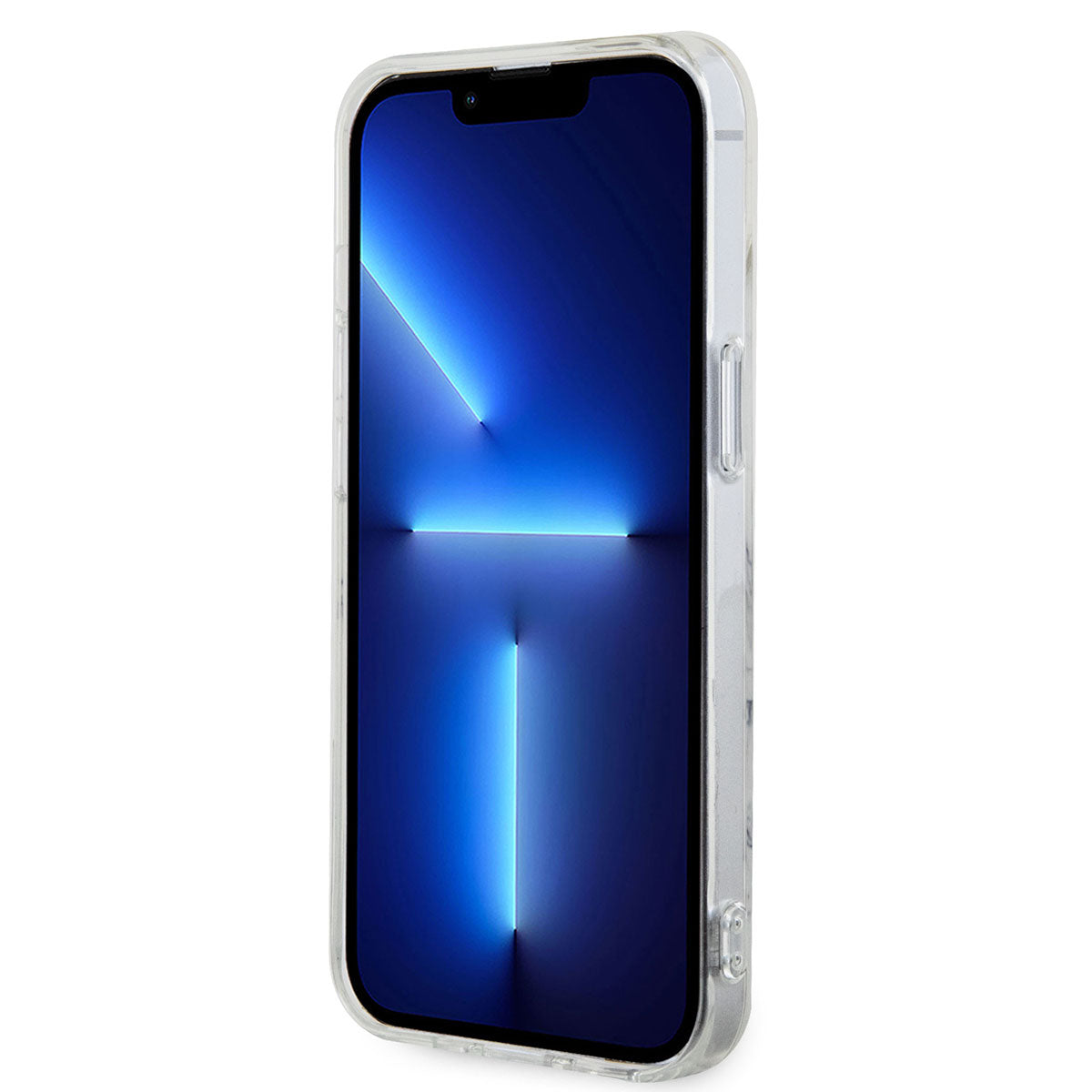 iPhone 14 Plus Kılıf GUESS M-safe Şarj Özellikli Mermer Desenli Kılıf
