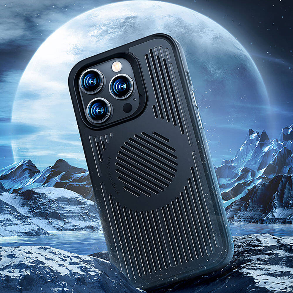 iPhone 14 Plus Kılıf M-safe Şarj Özellikli Düşme Dirençli Soğutucu Benks Biliz Kılıf
