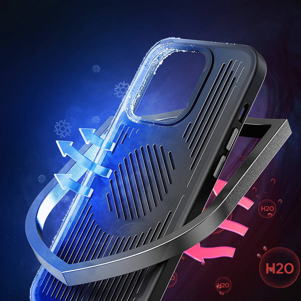 iPhone 14 Plus Kılıf M-safe Şarj Özellikli Soğutucu Benks Biliz Kılıf