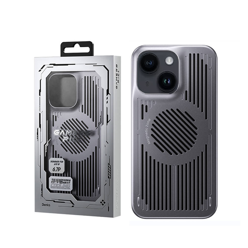 iPhone 14 Plus Kılıf M-safe Şarj Özellikli Soğutucu Benks Biliz Kılıf